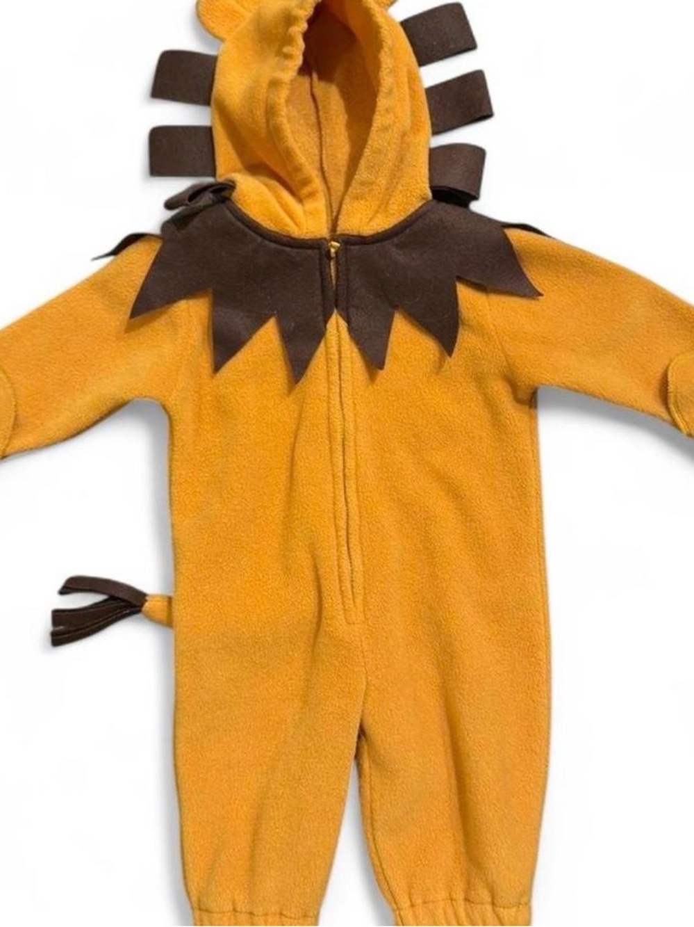 Infant Lion Fleece One-Piece Costume | 3-6 months